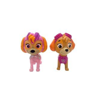 Paw Patrol Skye Figurine Set 2 PC Skye Pups Toy Collectibles Fun & Adventure